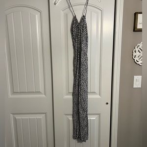 SiAbercrombie Crossback Blue Floral Jumpsuit